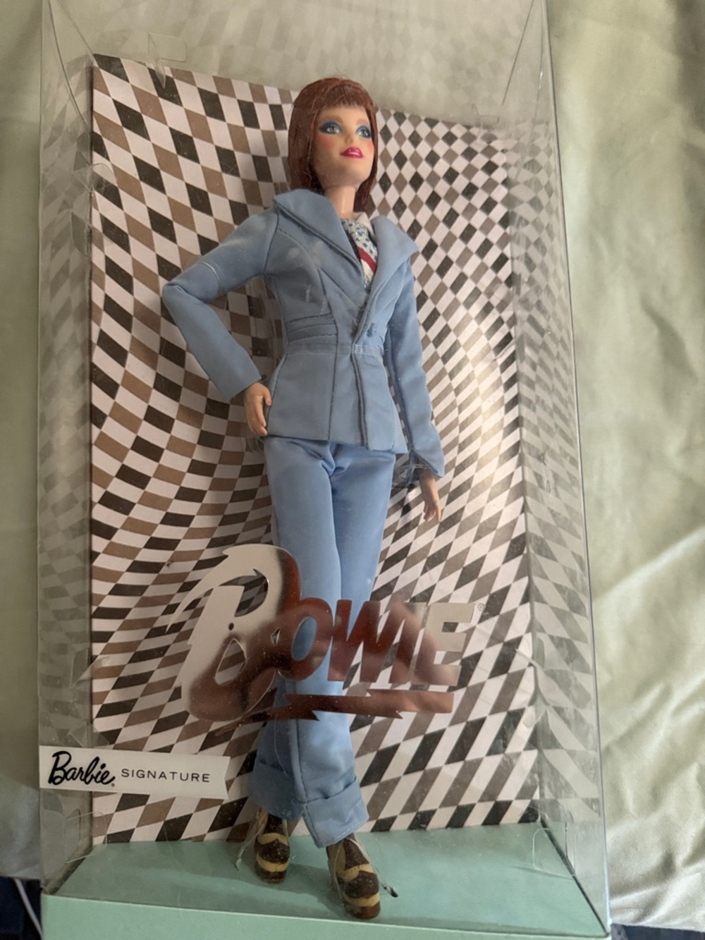 Barbie David Bowie Blue Suit Fashion Doll